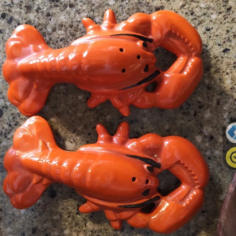 Vibrant Orange Lobster Set